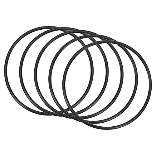 QUARKZMAN Nitrile Gomma O-Ring 70mm x 64mm x 3mm Guarnizioni di Tenuta Anelli Rubinetti Rotondo Guarnizione Rondella per Rubinetto Idraulica Riparazione Sigillatura Connessione, 5 Pezzi