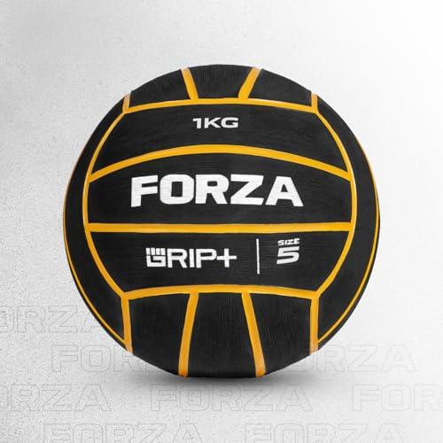 FORZA Palla Da Pallanuoto Pesante – Pallone Ponderato Per Allenamento Di Resistenza, Gomma Premium, Tecnologia Grip+ (1kg, Taglia 5)