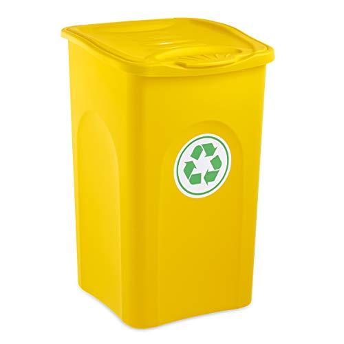 Bidone Begreen per Accessori Differenziata  litri 50 Giallo - 70600