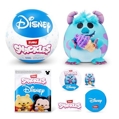 Snackles, peluche personaggio Disney da 13 cm di ZURU, peluche con accessorio snack (assortimento casuale)