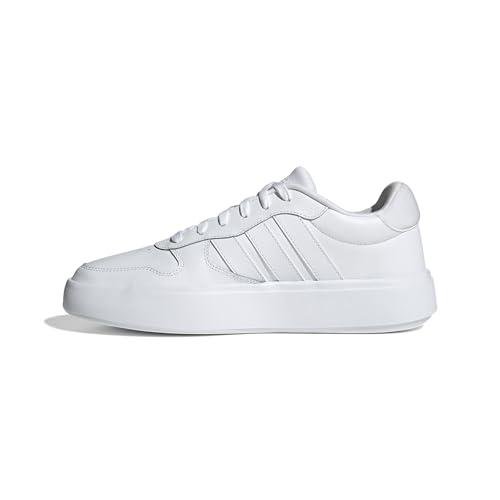 adidas LITECOURT Shoes, Scarpe Uomo, Ftwr White/Ftwr White/Ftwr White, 44 2/3 EU