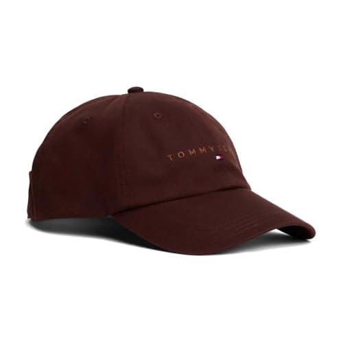 Tommy Jeans Tjm Linear Logo cap Am0Am12958 Coperchio, Brown (Rich Brown), Taglia Unica Adulto