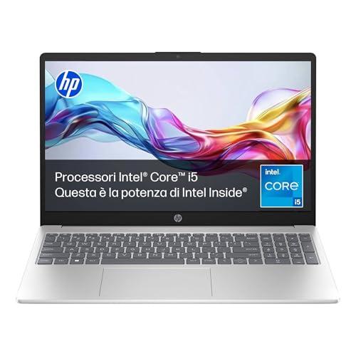 HP Laptop 15-fd0012sl, Intel Core i5-13345U, Intel Evo, RAM 16GB DDR4, SSD 512GB, NVIDIA MX570A da 2GB, Display 15.6” FHD IPS 300 Nits, Antiriflesso, Wi-Fi, 1080p TNR Privacy Cam, Windows 11, Argento
