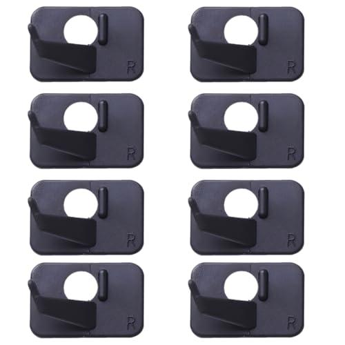 YUZNA 8 supporto per freccia ricurva, supporti freccia per arco ricurvo, in plastica, supporto freccia per archi compositi, per tiro con l'arco, supporto per freccia con schienale adesivo