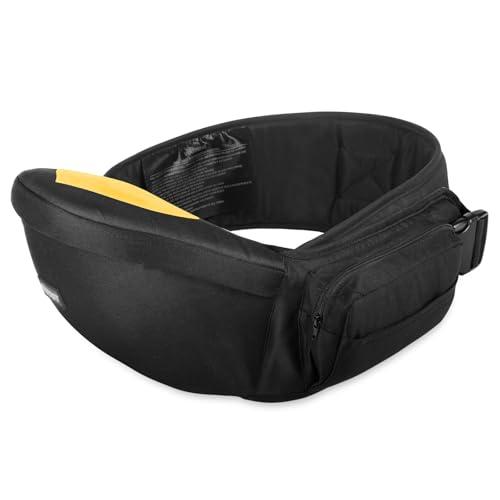 HOTUT Baby Carrier Ergonomico, Hipseat Sicurezza Supporto, Porta Bambino Cintura Regolabile e Tasca, per Bambini da 0 a 15 kg