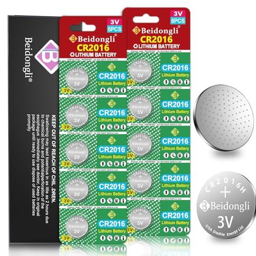 CR2016, batteria a bottone al litio da 3 V, CR 2016, 10 pezzi