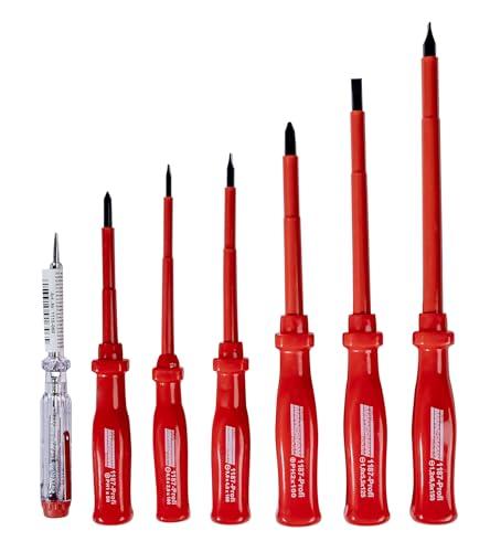 Brüder Mannesmann Set di cacciaviti elettrici, 7 pezzi | M 1187-PROFI