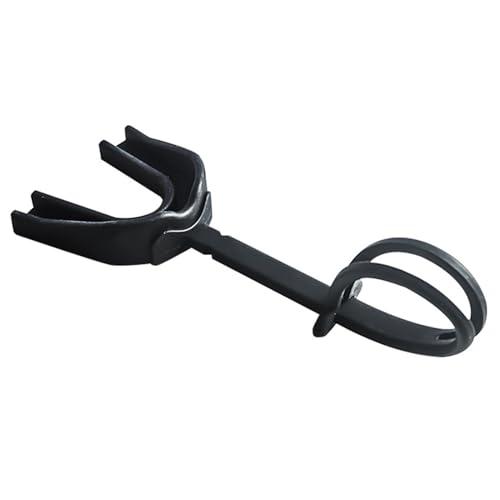 Kisbeibi Paradenti con cinghie per arti marziali, boxe, rugby, hockey, football (nero)