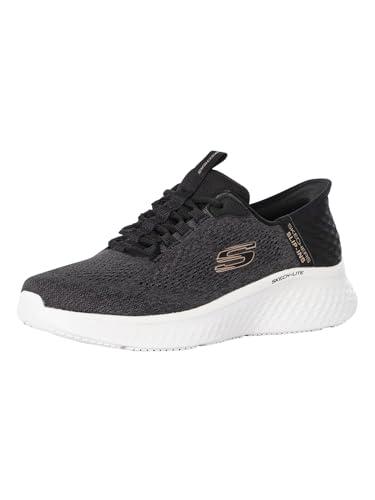 Skechers Skech-Lite PRO, Sneaker Uomo, Nero Mesh Grigio Trim, 39 EU