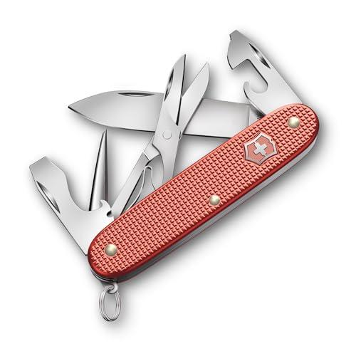 Victorinox coltellino svizzero Pioneer X Alox Limited Edition 2025, multitool, coltellino svizzero, 9 funzioni, lama, cacciavite, rosso