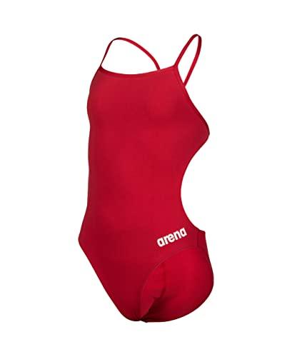 ARENA Solid Challenge Team Junior Costume Intero Bambina, Costume da Bagno Sportivo ad Asciugatura Rapida, Tessuto MaxLife Eco con Massima Resistenza al Cloro e Protezione UV UPF 50+