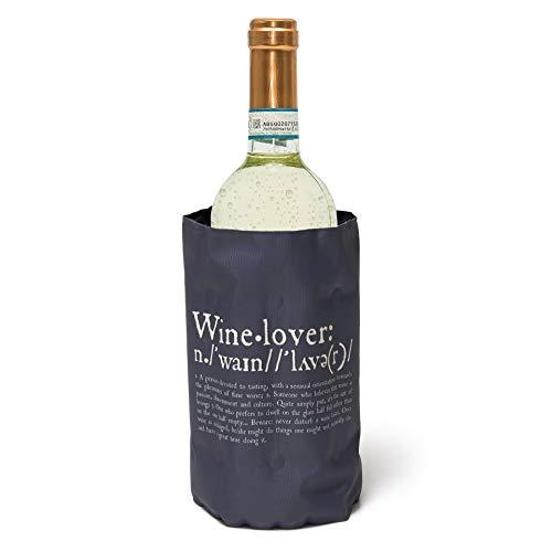 Legami - Fascia Refrigerante, Bottle Cooler, 36x18 cm, in Poliestere, Tiene Fresche Le Bottiglie Fino a un'Ora e Mezza, Dopo 2 Ore nel Freezer sarà Pronta all'Uso, Wine Lover