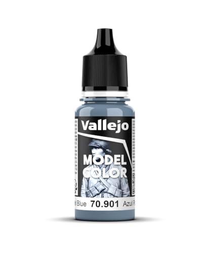 Vallejo Model Color Pintura Acrílica 18 ml, Colore Blu Pastello, Finitura Opaca, Autonivelante, Ideale per Modellismo e Figure