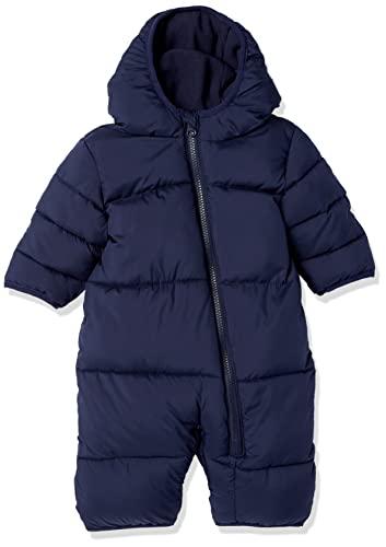 Amazon Essentials Tuta Invernale Unisex per Bambini, Impermeabile, con bandierine, Blu Scuro, 6-9 Mesi