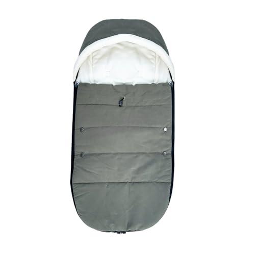 Brogtorl Coprigambe universale per passeggino compatibile con Babyzen YOYO/YOYO2, Stokke YOYO3 e Bugaboo, tessuto antivento e antigelo, facile da pulire (oliva)