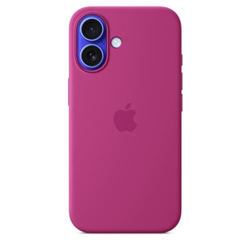 Apple Custodia MagSafe cover in silicone per iPhone 16 - Fucsia ​​​​​​​