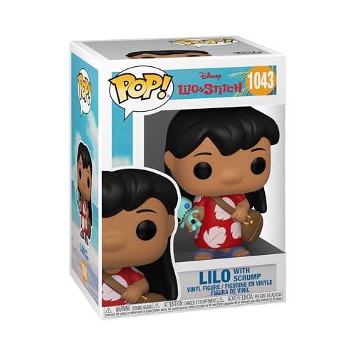 Funko Pop! Vinyl: Disney: Lilo & Stich - Lilo With Scrump - Lilo & Stitch- Figura in Vinile da Collezione - Idea Regalo - Merchandising Ufficiale - Giocattoli per Bambini e Adulti