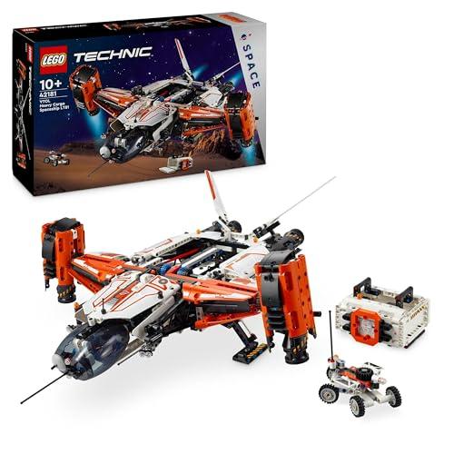 LEGO Technic Astronave Heavy Cargo VTOL LT81, Giochi per Bambini e Bambine da 10 Anni in su, Aereo Spaziele Giocattolo da Costruire per le Missioni Spaziali, Veicolo con Funzioni Realistiche 42181