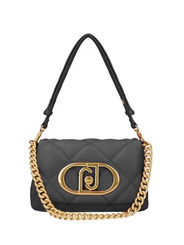 LIU JO Borsa a tracolla comoda, versatile e capiente, dal tessuto trapuntato matelassé, con chiusura con patta calamita. Presenta tasche interne di cui una con zip. Dispone di due tracolle, una a cate