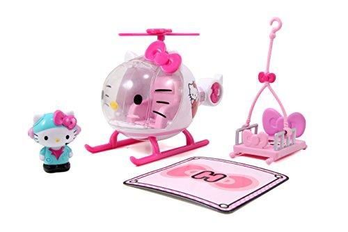 Simba Dickie Toys 253243000 - Elicottero Hello Kitty, apribile con finestrino, rimovibile, 17,5 cm, dai 3 anni in su, colore: Bianco