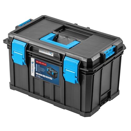 Högert Technik - Cassetta Degli Attrezzi, Portata Fino a 50 kg, Pratica e Spaziosa, Resistente ai Danni, Antipolvere, Robuste Chiusure in ABS, Struttura Modulare - HT7G502