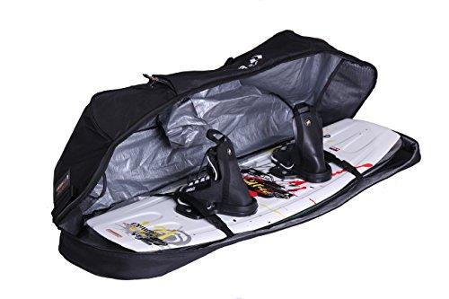 Driver13 ® Wakeboardbag No.02 Bag Borsa da Kiteboard per Le tue Tavole da Kite con Sistema a Zaino 145 cm Nero