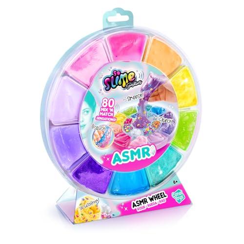 Canal Toys - So Slime - Ruota ASMR - 10 Texture + 8 Decorazioni = 80 Sensazioni Mix'n'Match - Kit Sensoriale Rilassante - Attività creative Bambini 6 Anni in su - Dimensioni L26×P7×H26,8 cm - SSB 009