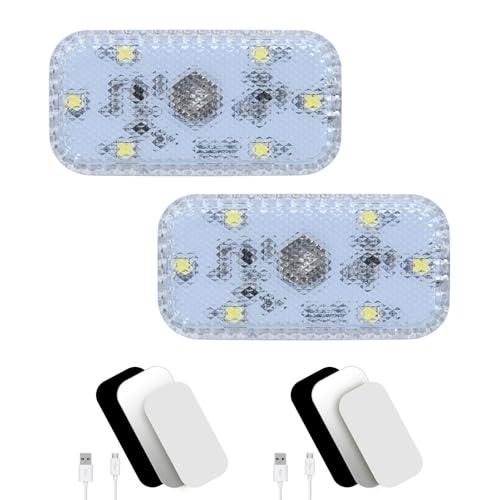 URAQT LED Luci per Auto Interni, 7 Colori Lampada da Lettura con 3 Modalità