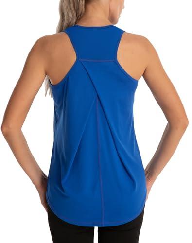Dawnrole Top da Palestra per Donne Camicie Yoga Fitness Senza Maniche Racerback Top Sportivo per Donne