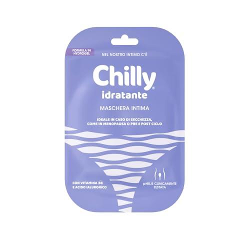 Chilly, Maschera Idratante per le Parti Intime Femminili, Formula in Hydrogel, Con Vitamina B3 e Acido Ialuronico, Secchezza, Menopausa, Pre e Post Ciclo, Formula a pH5.5, Clinicamente Testata