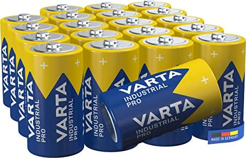 VARTA Industrial Batterie Baby C Batteria alcaline LR14 - Confezione da 20, Made in Germany