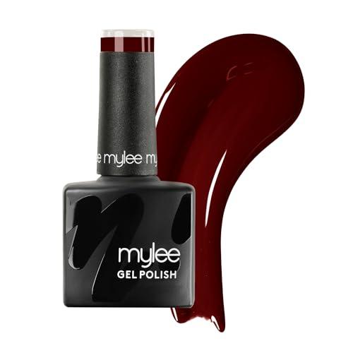 Mylee Smalto Gel Semipermanente 8ml [Diva] - UV/LED Nail Art Manicure Pedicure, Lunga Durata, per Uso Professionale e Domestico [Red Range] - Vegan & Cruelty Free