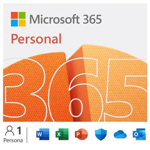 Microsoft 365 Personal - 1 persona- Per PC/Mac/tablet/cellulari - Abbonamento di 12 mesi - codice digitale