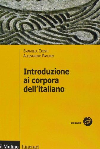 Introduzione ai corpora dell'italiano
