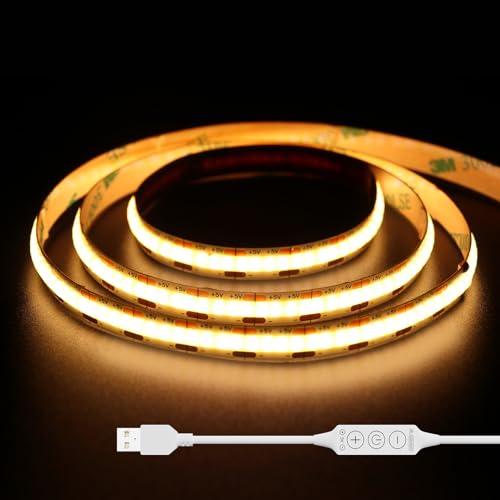 Gingsow USB cob led strip light