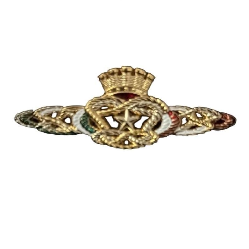 Distintivo d'Onore Personale in Congedo Forze Armate MISURA EXTRA LARGE CM 8 X3 Fregio da Giacca per Congedati con Scatola Elegante 80x29 mm (1)