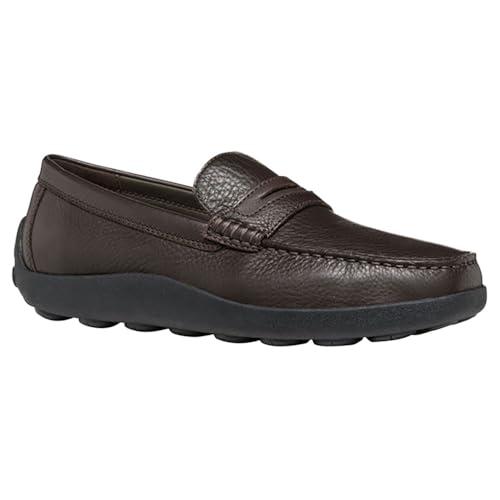 Geox U Spherica Ec14 A, Moccasin Uomo, caffè, 45 EU