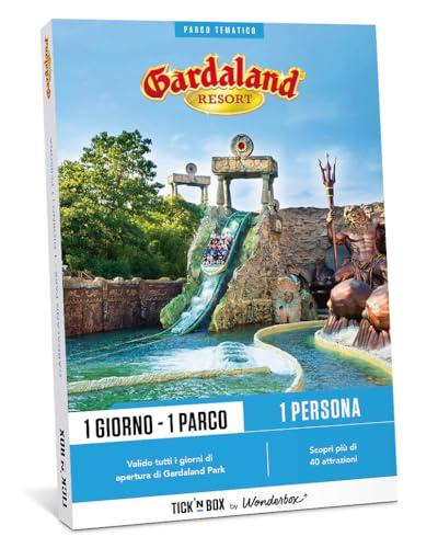 Tick&Box - Cofanetto Regalo - Gardaland Park - 1 Giorni 1 Parco - 1 Persona - 1 Biglietto per 1 Giornata a Gardaland Park, Valido Tutti i Giorni di Apertura