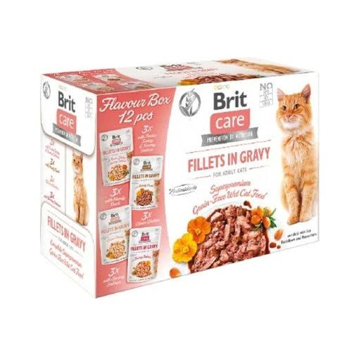 Brit Cibo per gatti pollo salmone tacchino anatra 12 x 85 g
