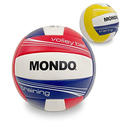 Mondo Toys - Pallone da Beach Volley TRAINING - size 5 pallavolo - 270 g - Colore bianco / rosso / blu - 13135