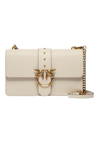 Pinko Bag Love One Classic ST. CL. Art. 105857A0F1 (Bianco/Oro)