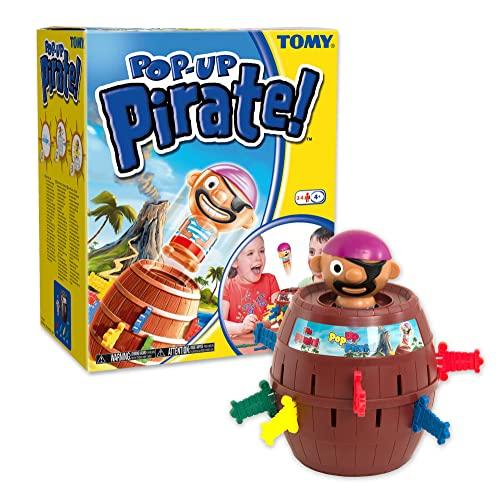 Tomy - Pop Up Pirate Bambini Gioco Di Abilità Fino-Motorie, T7028A1