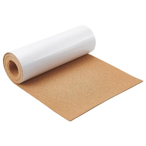 BENECREAT Rotoli di Sughero Autoadesivo 200x30 cm, Fogli Da 3 mm, Tappetini Burlywood, Sottobicchieri per Mobili, Artigianato, Halloween e Natale