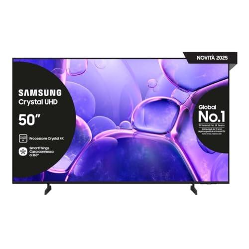 Samsung Crystal UHD 4K Smart TV 50'' UE50U8090FUXZT, Crystal 4K Processor, HDR, Smart Experience, OTS Lite & Adaptive Sound, Metal Stream Design, 2025