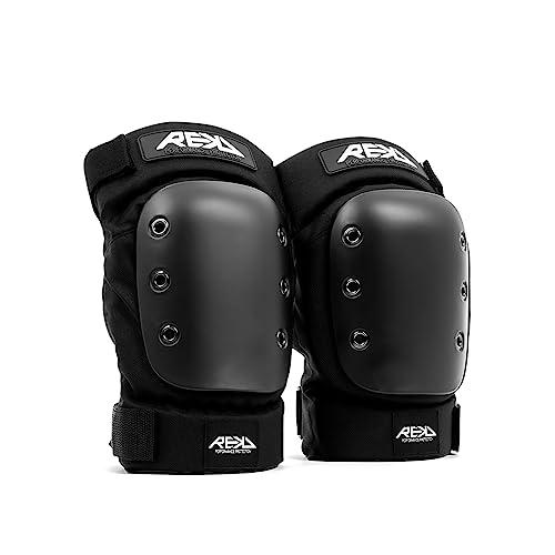 Rekd PRO Ramp Knee Pads Ginocchiere Skateboard Unisex Adulto, Unisex Adulto, RKD650, Nero (Black), M