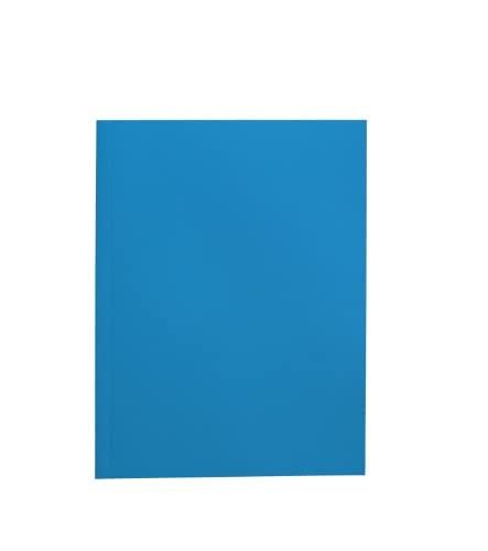 Alevar Cartellina 3 Lembi in Cartoncino Bristol 270 gr, Formato 25x34,5 cm, Colore Azzurro, Confezione da 25 Pezzi
