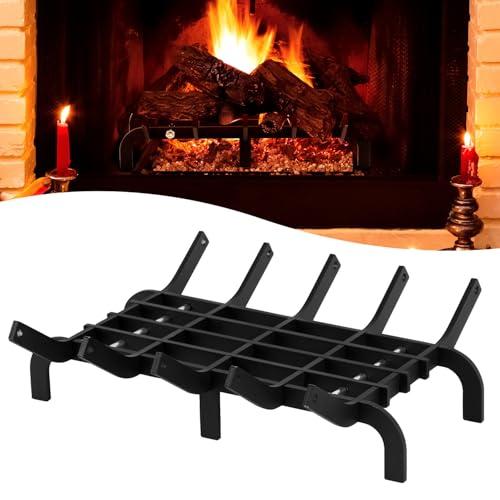 Hebitod Griglia per camino, legna da ardere, griglia in legno, per camino, legna da ardere, griglia per camino, griglia per camino e camino, griglia per interni ed esterni, 41 x 32,5 x 12 cm