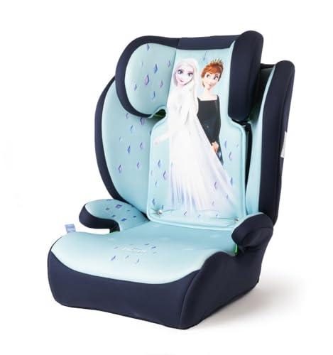Tataway Disney Frozen i-Size, Seggiolino auto bambini 15-36 kg (3,5-12 anni), 100-150 cm, Gruppo 2/3, si installa con cintura a 3 punti, azzurro