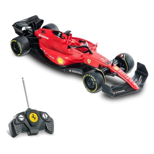 Mondo Motors - FERRARI F1-75 - Auto radiocomandata Formula Uno - Scala 1:18-2.4 GHz - Colore Rosso - 63742