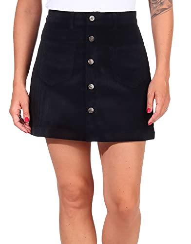 Only Onlamazing Hw Cord Life Skirt Pnt Noos, Gonna Donna, Nero, M